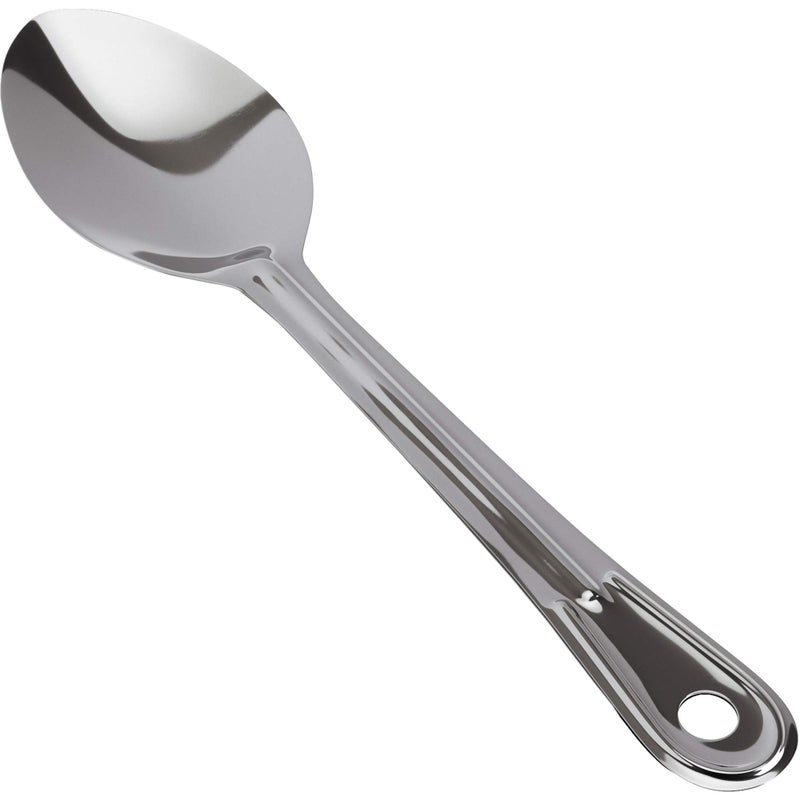 Avant Grub Super Strong  Ergonomic 11 in Serving Spoon 1 Pk. Big  Solid Stainless Steel Spoons for Cooking  Baking and Basting. Best Kitchen Flatware for Buffet and Banquet Service in Restaurants and Homes - Image 1